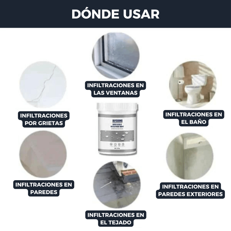 COMPRE 1 Y LLEVE 2 - Impermeabilizante Para Fugas y Infiltraciones