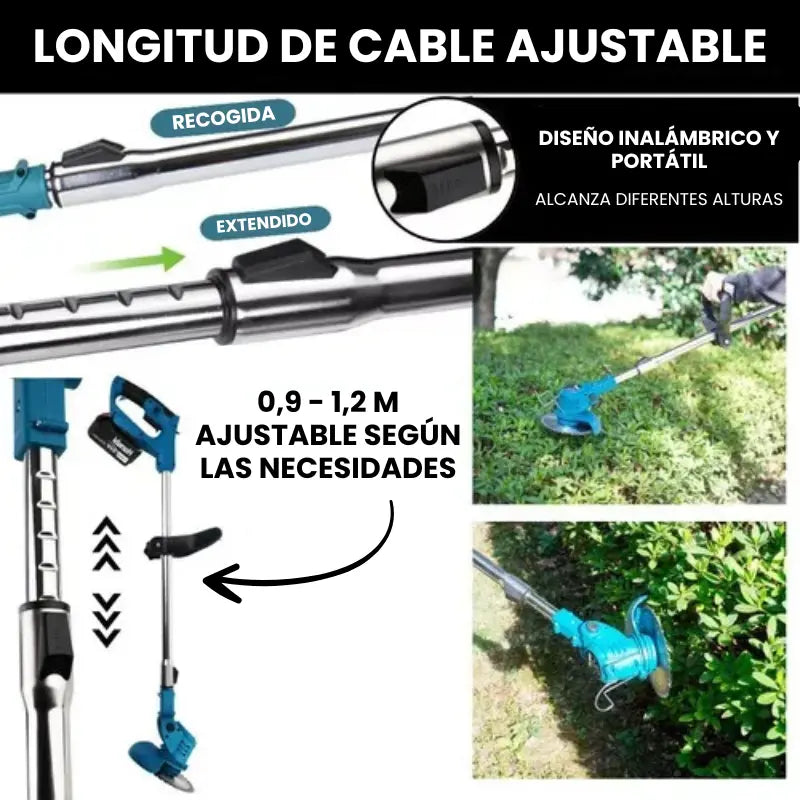 Cortadora de Cesped Inalámbrica  [2 BATERÍAS RECARGABLES]