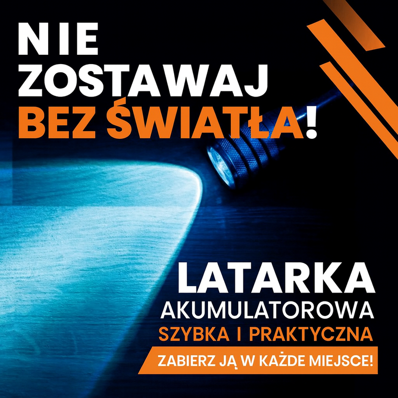 KUP 1 I OTRZYMAJ 2 – Latarka Taktyczna TitanioPro USB