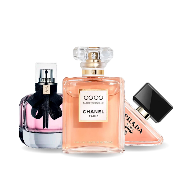 Zestaw 3 perfum | Prada Prada PARADOXE, COCO MADEMOISELLE, MON PARIS 100 ml