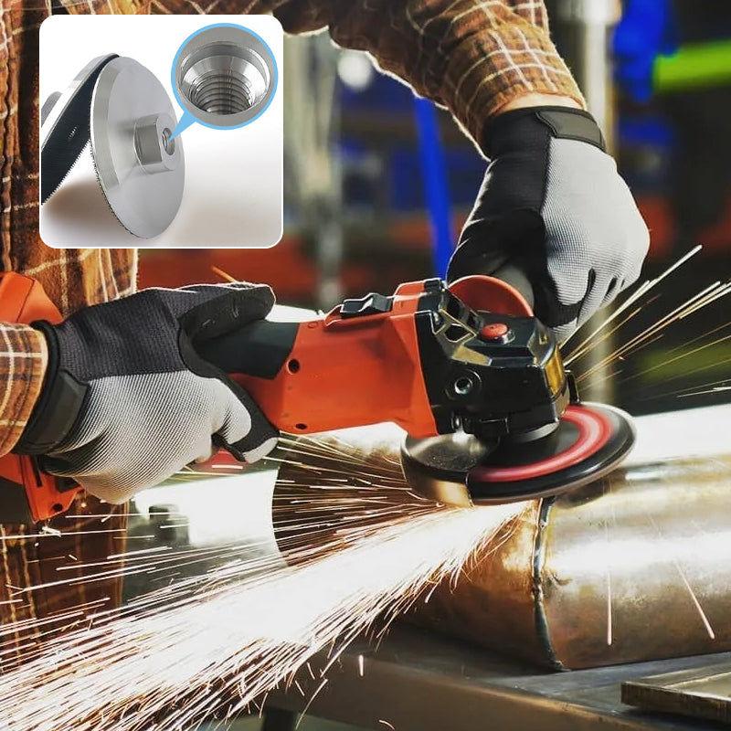 3„ 4” 5” Aluminiowe podkładki z gwintem do szlifowania i polerowania