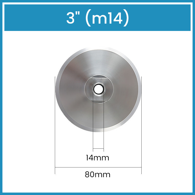 3„ 4” 5” Aluminiowe podkładki z gwintem do szlifowania i polerowania