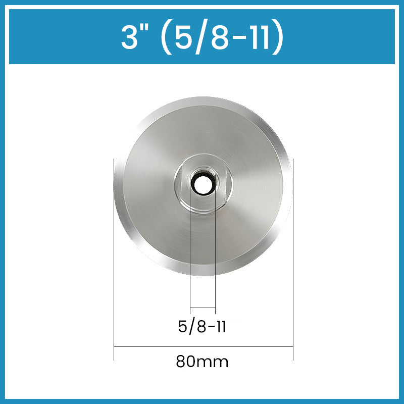 3„ 4” 5” Aluminiowe podkładki z gwintem do szlifowania i polerowania