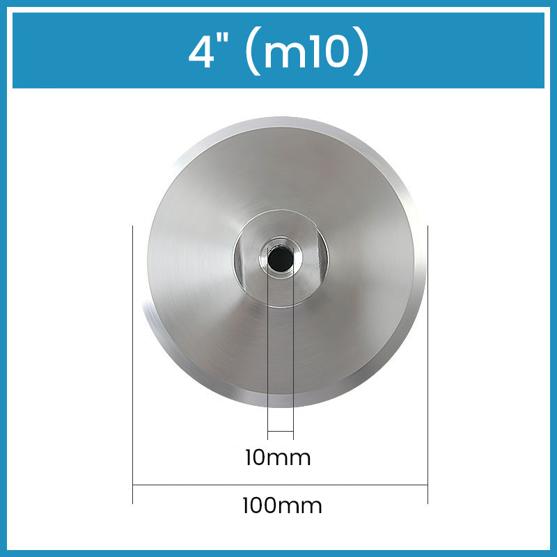 3„ 4” 5” Aluminiowe podkładki z gwintem do szlifowania i polerowania
